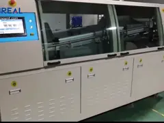 Industrial SMT Wave Soldering Machine With PC PLC Controlling
