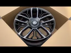 20x9 monoblock wheel black machined face clear coating forged rims 20inch for Lexus TX350 video