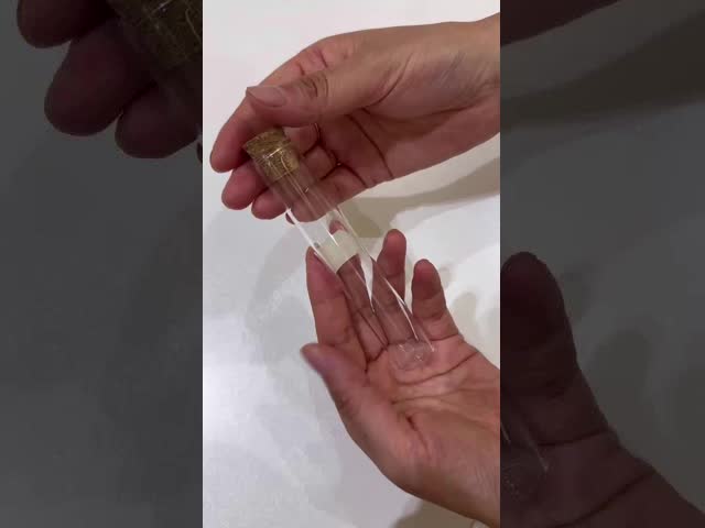透明な木製の蓋ガラス瓶ガラスプレロールチューブチャイルドプルーフホウケイ酸ガラス試験管