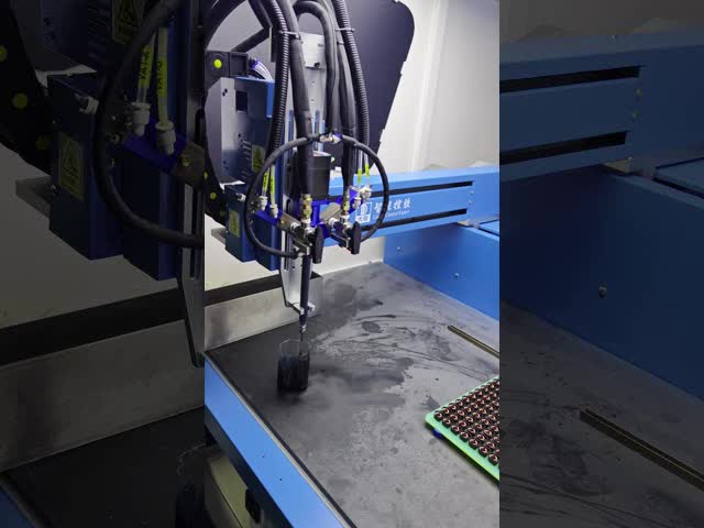 Промышленная и прочная машина для распределения силиконовой эпоксидной смолы с визуальным захвате CCD видео