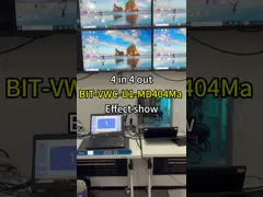 비트비스스 4x4 2x2 1x4 4K60 스플라이스 오버레이 HDMI PIP 비디오 스위처 매트릭스 비디오 월 컨트롤러