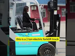 Китай Электрический вилочный погрузчик 3 тонны Поставщик Бесплатная доставка Портативная батарея Вилочные погрузчики Грузовик Цена Малая ферма Мини вилочный погрузчик Ele video