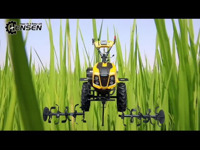 Adjustable Gasoline Cultivator 9HP Agricultural Mini Power Tiller