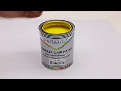 Auto Repair Paint Low VOC Pearl Crystal Yellow Car Paint UV Resistant Supplier