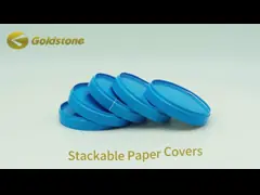 Пищевая бумага крышка чашки крышка мороженого в чашках с крышками с настраиваемой печатью video