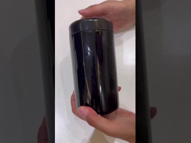 Black 500ml 1L UV Resistant Glass Jars Flower Packaging Smell Proof Glass Container