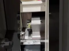 SMTCL Small Parts Machining HTC16H Metal Slant Bed CNC Lathe 8 Stations Horizontal CNC Lathes