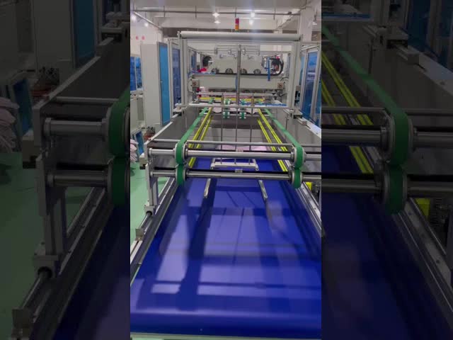 12KW Efficient Production Automation Ultrasonic External Trapezoidal Medium Efficiency Filter Bag Mechanical Equipment video
