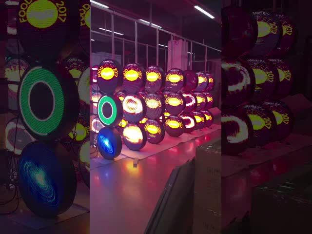 Круглый светодиодный дисплей P4.28 диа-600 мм Двусторонний круговой светодиодный дисплей видео