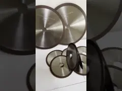 Ультра тонкие колеса диаманта 1A1R подгоняли максимальную скорость обработки Макс рабочей температуры video