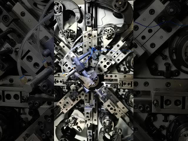 HYD-40T-5A Five-axis CNC Spring Forming Machine 1.0-4.2mm video