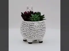 10 Inch Ceramic Flower Pot Planter Animal Flower Pots Succulent Plant Pot Plant Propagation