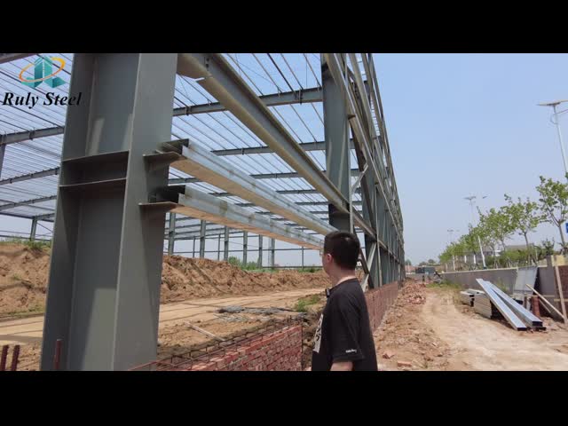 Prédio de Estrutura de Aço Pré-Fabricada com Certificação CE e Vida Útil de 50 Anos