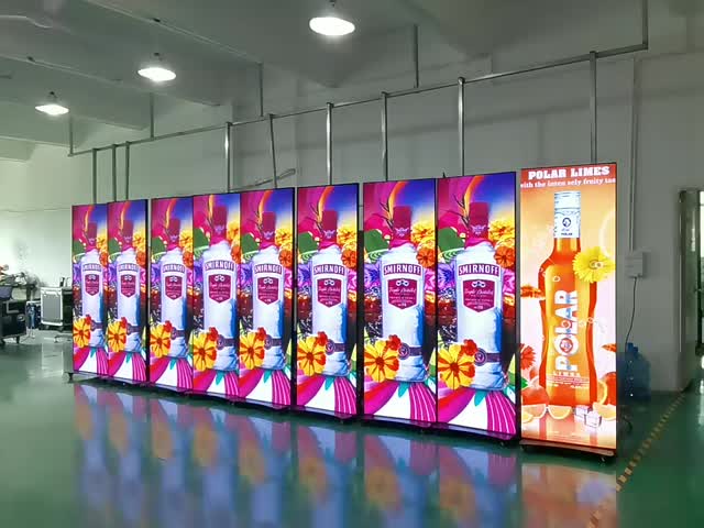 3840Hz Outdoor Led Poster Display P3 led poster For Shop