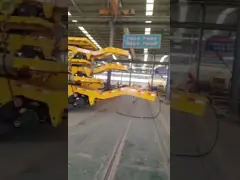 Многоосевой SINOTRUK 28FT 40 FT платформенный полуприцеп с плоской кроватью с более высокой грузоподъемностью и более длительным сроком службы video