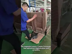 Место EN45545 первого класса пассажирского поезда ISO9001 снабжает таблицу подкладкой алюминиевого сплава video