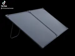 لوحة شمسية محمولة IBC لوحة شمسية قابلة للطي لأربعة عجلات