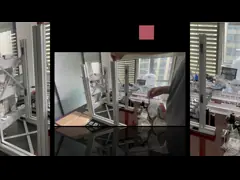 Assemble The Samples Bracket-Vertical Hanging Panels System