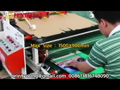 Préparation de la machine de collage à pression de 56 m/min video