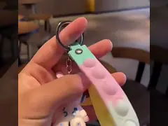 Porteur de carte en silicone verticale avec la corde de col du lanyard Carte d'identité lourde carte de visite fournitures de bureau