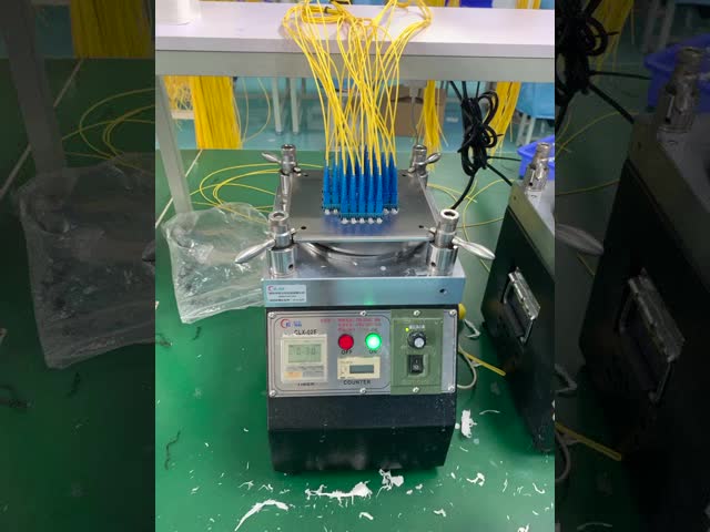 High Accuracy CLX-02E 126W Fiber Optical Patch Cord Ferrule Grinding Polisher Machine