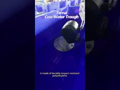 Посуда для питьевой воды для скота с применением полиэтилена для подачи пресной и чистой воды video
