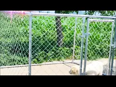 6 футов высотой сварный стальной собачий питомник с порошкообразным покрытием video