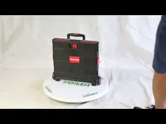 Ручная складная супермаркетовая тележка с пластиковым PVC колесом video