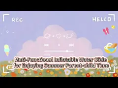 Commercial Inflatable Water Slides with Pool Double Lane Water Slides Inflatable for Kids and Adults video