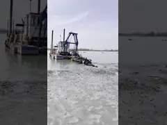 Максимальная глубина дноуглубления 14 метров WN450 Csd дноуглубитель с генератором мощностью 50 kW video