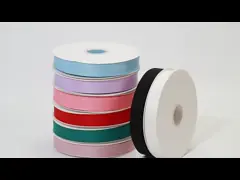 2.5cm Regradable Ribbon Gift Packing Tencel Ribbon Herringbone Ribbon