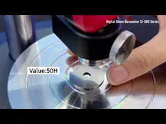 CE одобренный портативный тестер твердости цифровой дюрометр берега с ЖК-дисплеем video