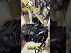 3 LED Owl Style Noir Aluminium Casing Motocycle LED Feuille de phare