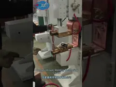 Сварная машина с проекционным током 220 В серии DTN, сварная машина с 18 мм сопротивлением video