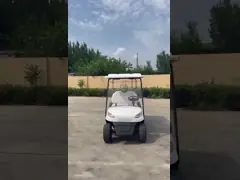 Без аккумулятора и зарядки 3,5 кВт двигатель 4 колеса электрическая тележка для гольфа 2-местная новая модель video