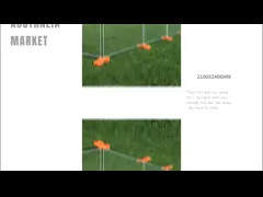 Мобильные портативные временные ограждения Железная сталь Временные ограждения безопасности Австралийский стандарт video