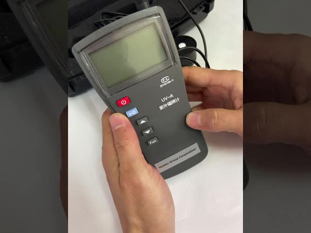 UV Radiometer UV-A Ultraviolet Irradiance Meter UV Light, Ultraviolet Illuminometer
