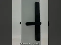 ELA Высококачественный водонепроницаемый интеллектуальный замок наружного алюминия с двусторонним отпечатками пальцев дверной замок E-H106 video