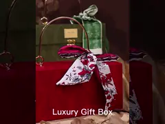 Специфические требования клиента Жесткие коробки Большая коробка для упаковки одежды с ручками video