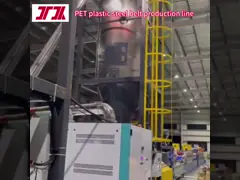 High-speed PET belt production line, neatly wound, line speed 150-250 m/min