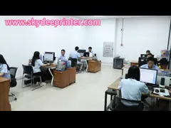 Производители однопроходных УФ-принтеров AC 220V с соплами Ricoh Gen 5 video