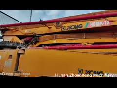 XCMG 56m XZJ5432THBB грузовик монтированный бетонный бум насос для продажи video