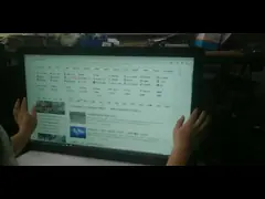 Embedded 21.5 Inch Thin Flat Lcd Monitor Dvi VGA Capacitive PCAP Touch Monitor