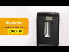 P-5 20L Bin C261P-10 Micro Cut Paper Shredder для кредитной карты 10 листов бумаги А4 с сцеплениями video