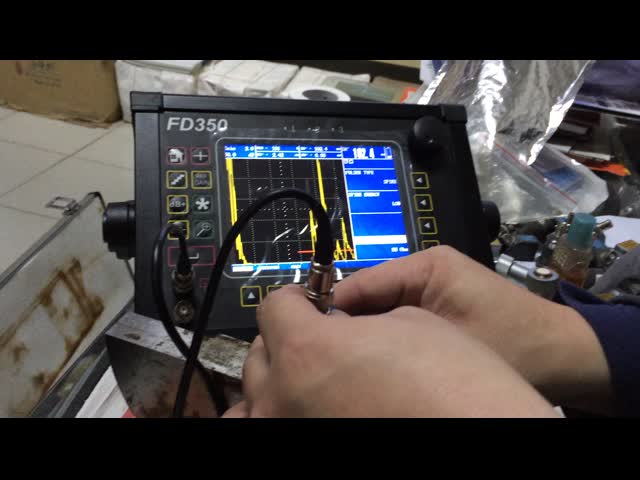 Digital Portable Ultrasonic Flaw Detector UT Flaw Detector Auto Calibration video