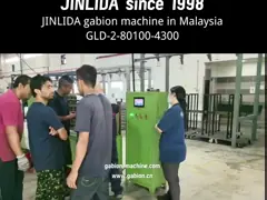 Машина плетения провода 3 перекрестных 100x120mm, машина клетки железной проволоки video