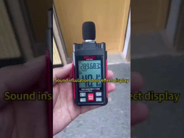 STC 40+ 3 DB Porta à prova de som para privacidade e conforto em edifícios residenciais