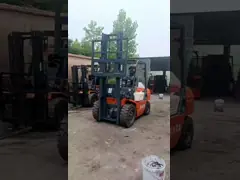 Использованные вилочные погрузчики от Toyota 6FD30 Japan, подержанные машины для дорожного строительства video