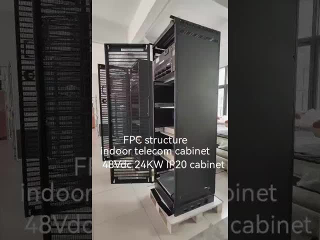 42U Sistema de Energia Interior 3 Fase 400V Voltagem de Entrada 16KW 24KW Gestão de Controle Remoto LVLD BLVD