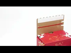 Natural Brown Kraft Paper Zipper Tear Open Box Triple Wall Cardboard Zipper Carton Box